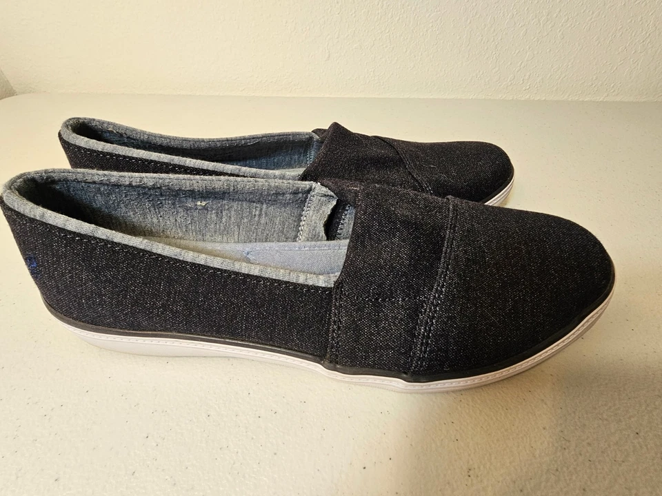 Grasshoppers Mujer Ortholite Azul Suave Denim Informal Sin Cordones Cojín Zapatos 9 M Foto 4 de 4