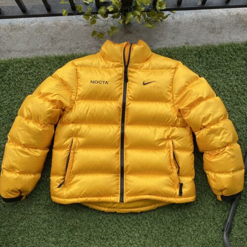 nike puffer jacket yellow