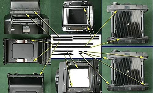 Mamiya RB67 Pro-S フィルムカメラ アルミケース 取説他　付属品 Camera Light Seal kit For Mamiya RB67 67pro 67pros 67 Film folder