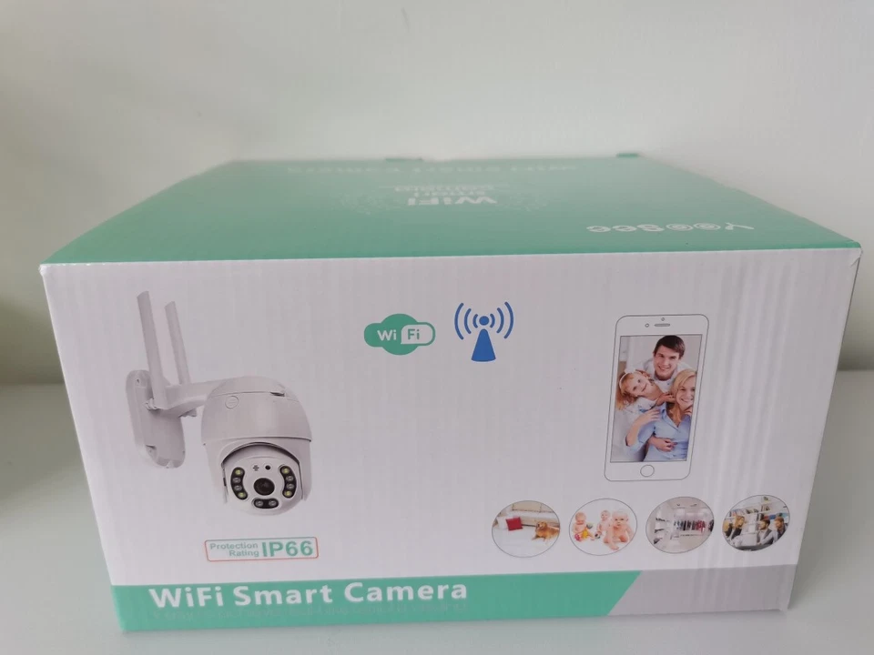 Telecamera wifi esterna motorizzata ip camera di sorveglianza infrarossi smart  - Immagine 3 di 4