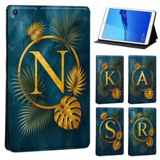 Printed PU Leather Stand Tablet Cover Case For Huawei MediaPad T3/T5 UK