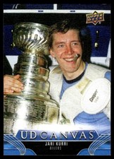 Jari Kurri 2023-24 Upper Deck UD Canvas #C247 NHL Card Edmonton Oilers