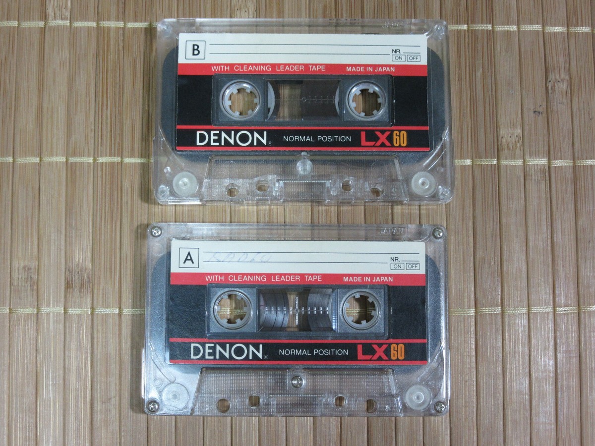 2 X RARE DENON LX-60 VINTAGE CASSETTE. TYPE I. USED. | eBay