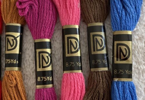 Designs for the Needle Embroidery Floss Cotton 11 Skeins Assorted Colors - Picture 3 of 8