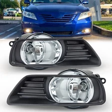 For 2007-2009 Toyota Camry Bumper Fog Lights Driving Lamps-Left and Right