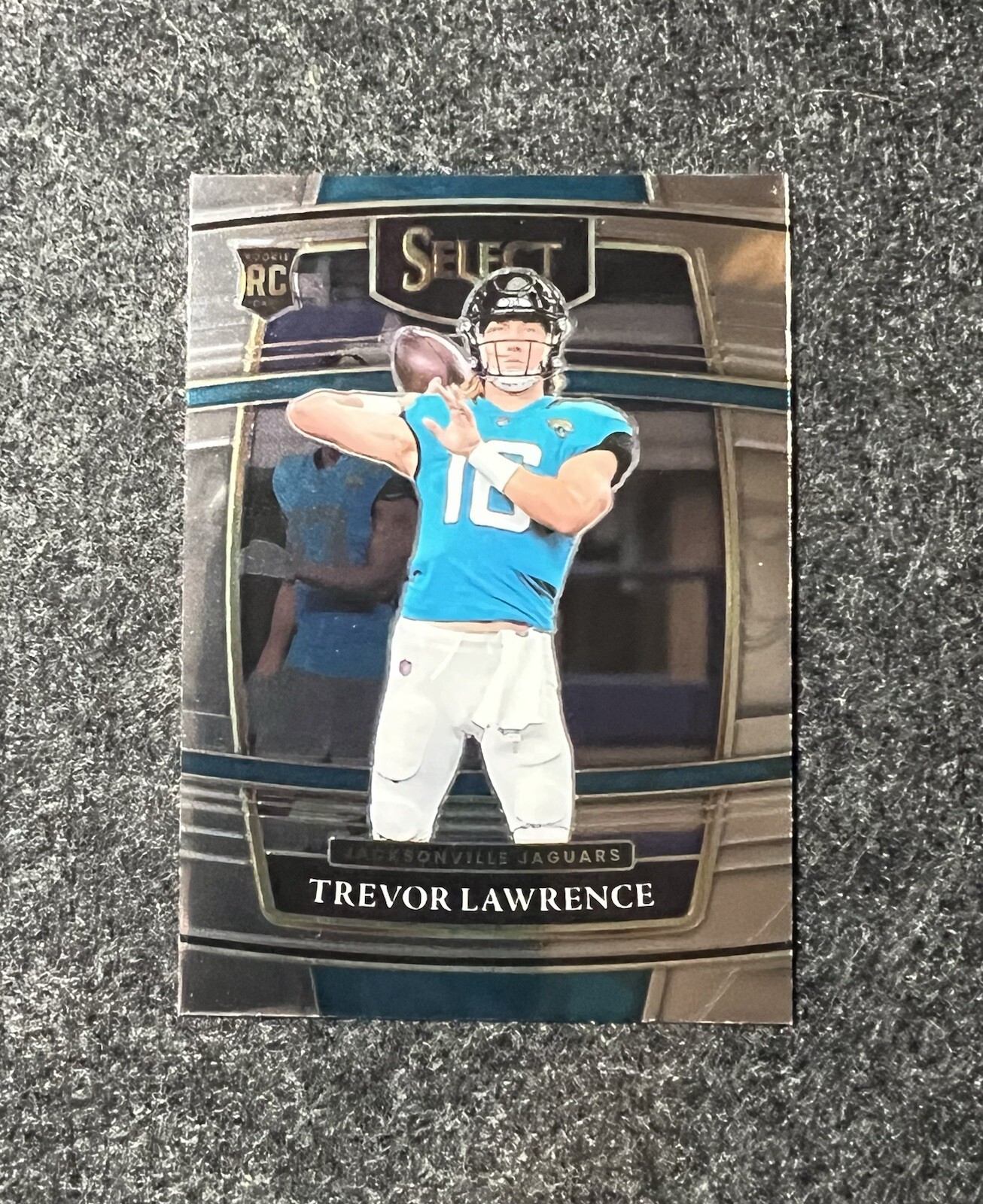 2021 Panini Select - Concourse Silver Prizm #43 Trevor Lawrence (RC)