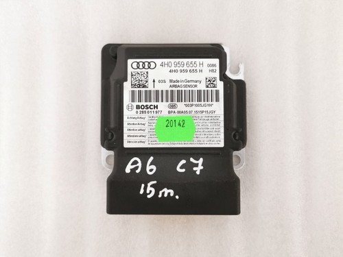 Audi A6 C7 4G Airbagsteuergerät Steuerung Airbag SRS Steuergerät 4H0959655H