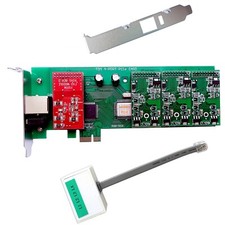 Asterisk Card AEX410 with 1 FXO 3 FXS Card,Freepbx Issabel isabel Tdm410 tdm400p