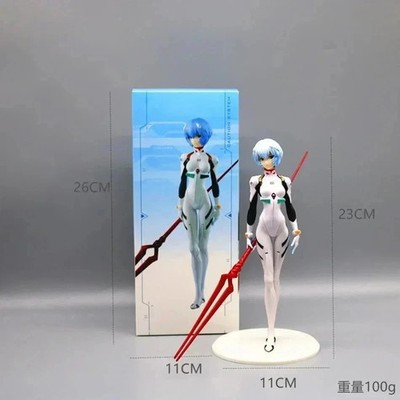 Rei Ayanami EVA Figure with Spear of Longinus Neon Genesis Evangelion Anime Coll