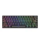 Mechanical Keyboard 61 Keys Mixed Light Hot Swap Keyboard Office7829