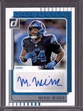 MEKHI WINGO 2025 Donruss Signature Series Autograph Auto #SS-MWO