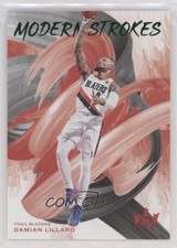 2021-22 Panini Court Kings Modern Strokes Jade 12/25 Damian Lillard #5 0s5s