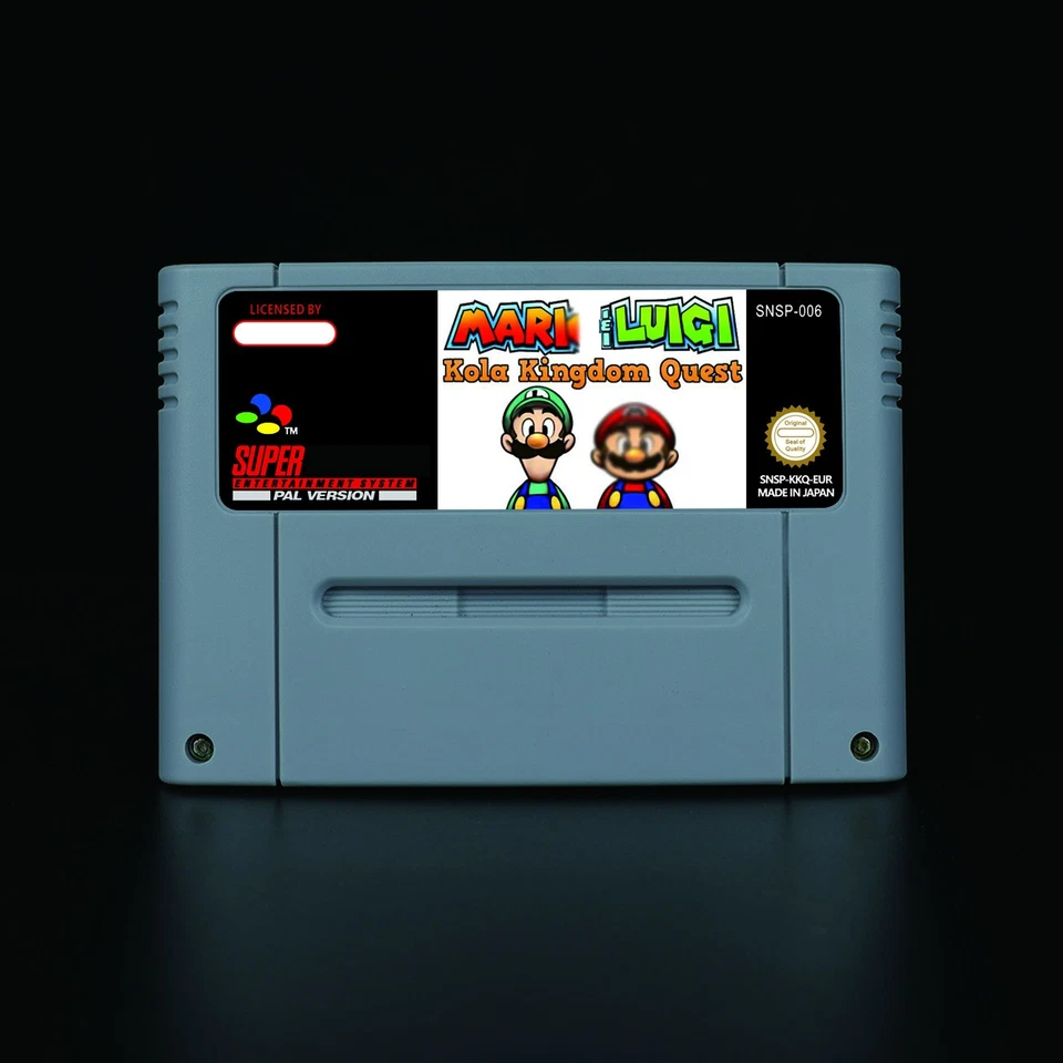 H@CK ROM - Super Mario World - Mario & Luigi - Kola Kingdom Quest FOR SNES PAL - Bild 1 von 1