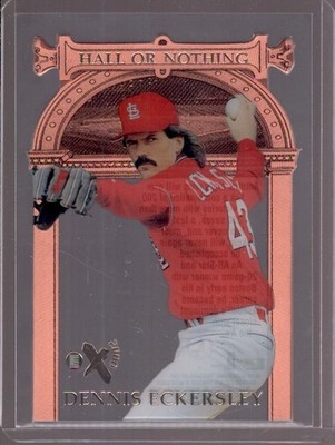 DENNIS ECKERSLEY 1997 EX-2000 Hall or Nothing Die-Cut Insert #17