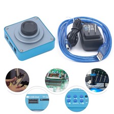 HD 1080p HDMI Industrial Digital Video Microscope Camera C Mount USB Blue NEW !