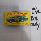 LESNEY MATCHBOX No. 46 MERCEDES 300 SE GREEN EMPTY BOX BOX ONLY