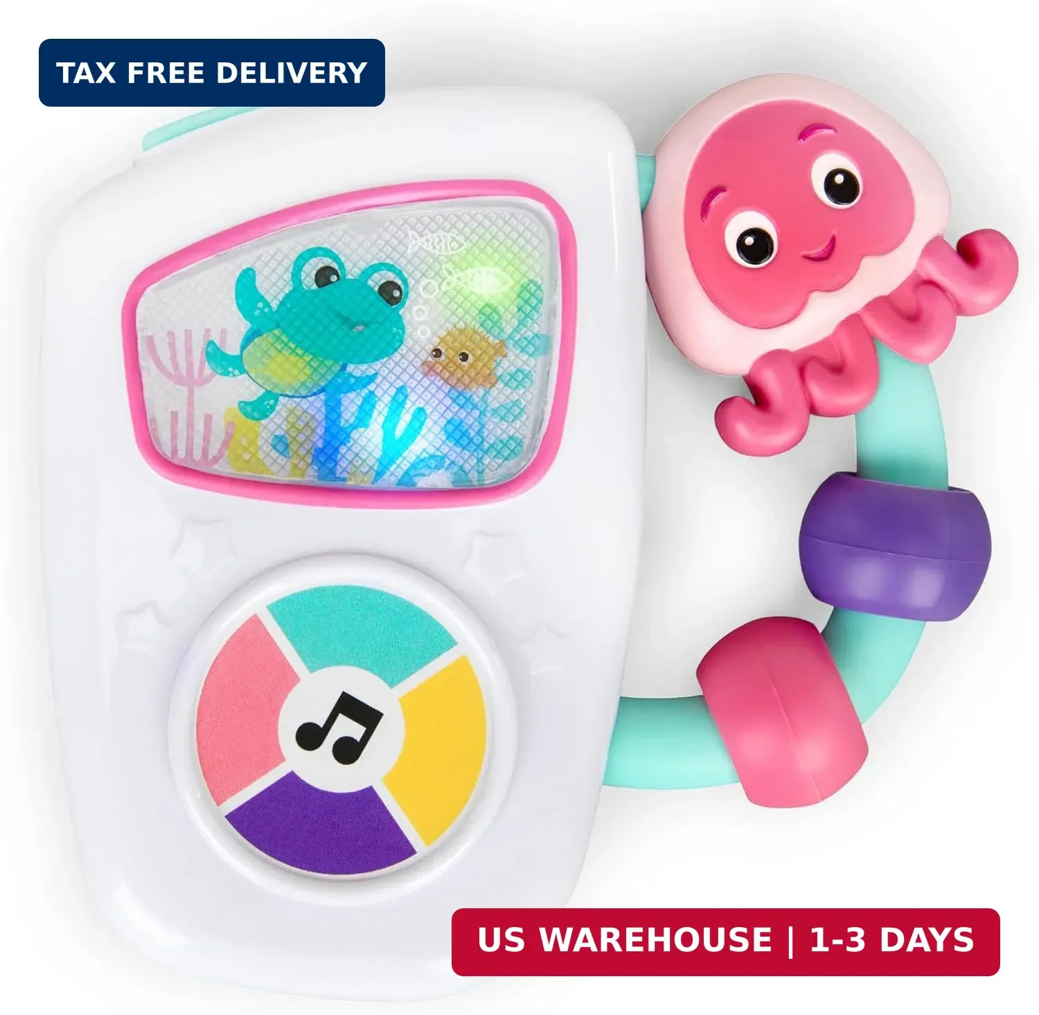 Baby Einstein Ocean Explorers Take Along Tunes Musical Toy, Jammin Janet, Ages 3