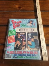 Teen Set Magazine October 1990 New Kids Block Janet Jackson Brad Pitt Cinderella