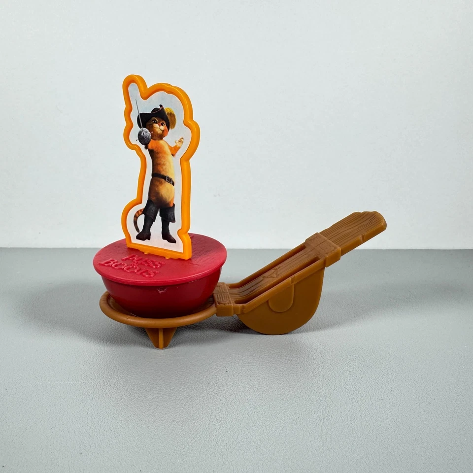 2014 Wendy's Kids еда игрушка - Feline Flip кот в сапогах | DreamWorks анимации - Изображение 3 из 4