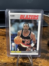 1987-88 Fleer - Terry Porter #89 (RC), Mint