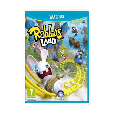 RABBIDS LAND - NINTENDO WII U WIIU PAL ESPAÑA - RAVING RABBID RABIDS RABBIDSLAND