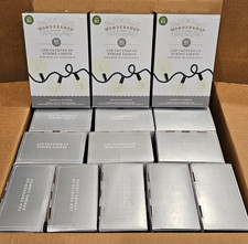 Bulk 14 Boxes Wondershop LED Faceted String Lights Warm White C6 60 Lights