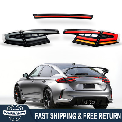 LED Tail Lights For 2022-2025 11th Gen Civic Hatchback Type-R FL1 FL2 FL4 FL5