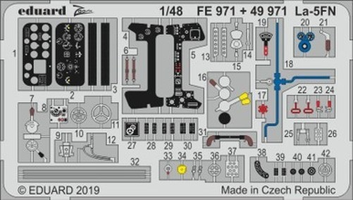 Eduard 49971 1/48 for ZVE (Pre-Painted) Photo Etch Detail Set