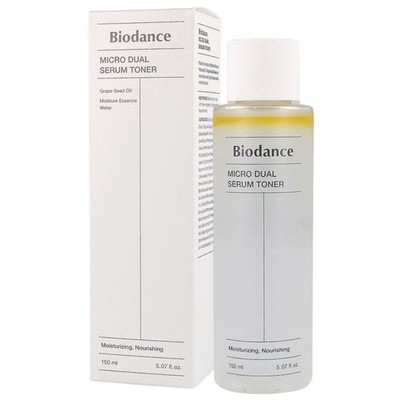 BIODANCE Micro Dual Serum Toner, 150 ml   Zwei-Phasen-Gesichtswasser
