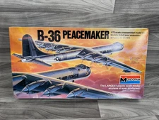 VINTAGE MONOGRAM B-36 PEACEMAKER 1/72 SCALE US AIR FORCE AIRPLANE MODEL KIT