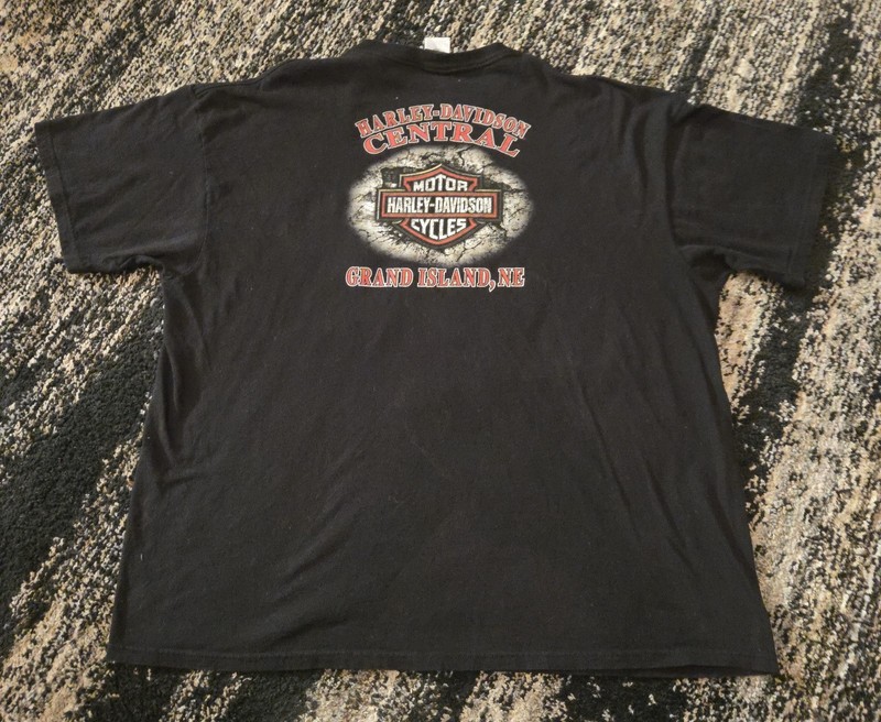 Harley Davidson 2015 Central Grand Island, NE T-Shirt Size Men's 3XL