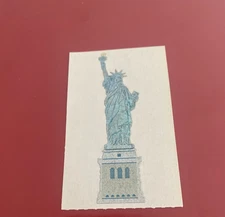 Year: 2005 Mrs Grossman's Metal Statue of Liberty Half Sticker Strip