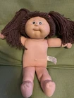 VTG. 1986 Cabbage Patch Kids Girl Brown Hair&Eyes w/pigtails; No Box or BC.