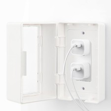 Bates- Baby Safety Outlet Cover Box Locking Baby Proof Outlet Covers Locking