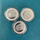 3,  1oz God bless America silver round