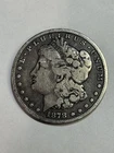 1878-CC Morgan Silver Dollar VF Carson City Rare. First Year