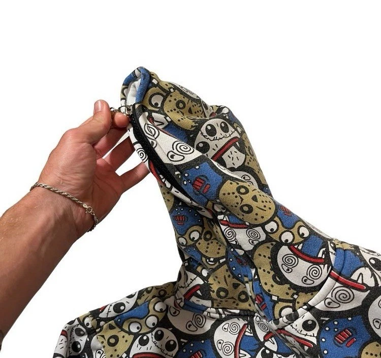 A BATHING APE (BAPE) Felpa con cappuccio zip intera Y2K Devil Nut Jason Mask streetwear giapponese