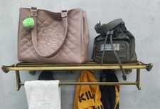 Rack Vintage Style luxury Coatrack French Luggage Rack Train Wall Mounted Rack