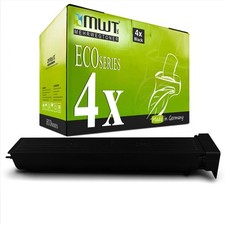 4x Eco Toner Black for Konica Minolta Bizhub C-650 C-550
