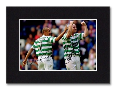 8x6 Mount Hartson und Larsson signiertes FOTO Vordruck rahmenfertig keltisch