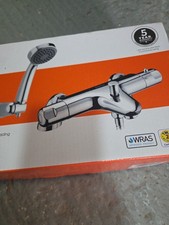 Deva Dynamic Pillar Mounted Thermostatic Bath Shower Mixer Chrome DYN106