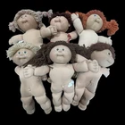 Lot 6 Vintage Cabbage Patch Kids Dolls Ponytails Variety Red Brown Hair Rare See