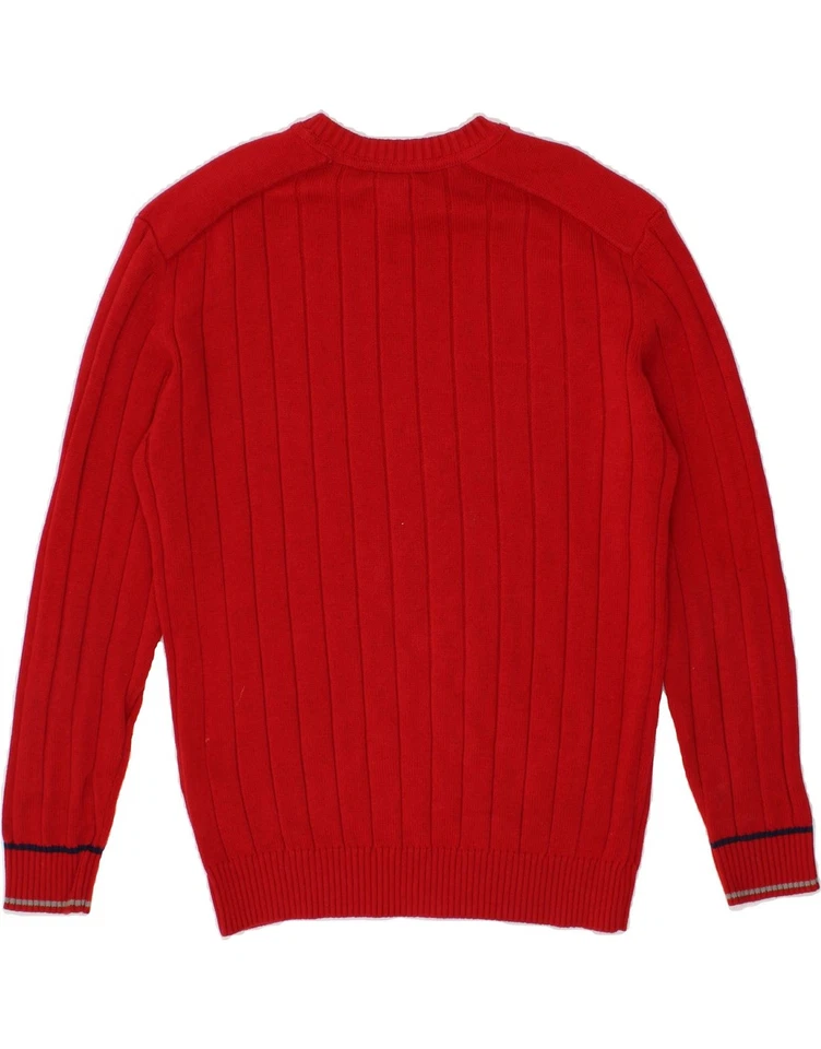 ESPRIT Mens Crew Neck Jumper Sweater Large Red Cotton CM12 - Image 2 of 3