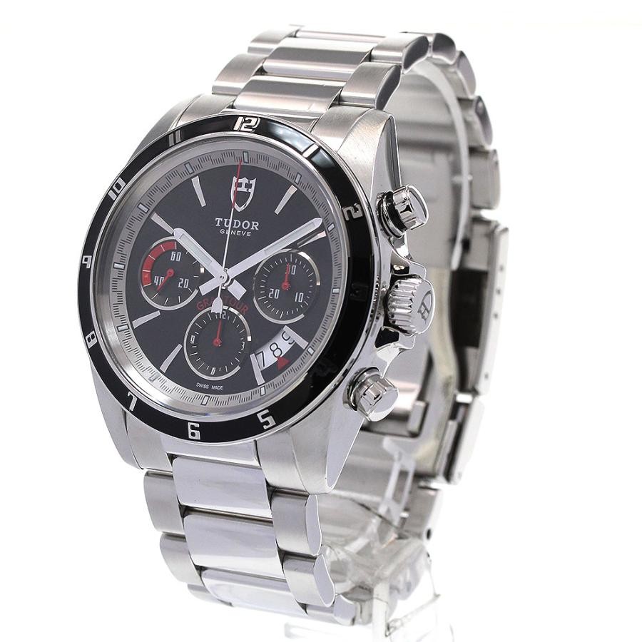 TUDOR GRAND TOUR CHRONO FLYBACK 20530N 42mm SS Black Dial Automatic #C184