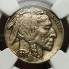 🦬 1935-S  5C Buffalo Nickel "San Francisco Mint" - NGC AU55 - SLB2
