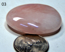 Rose Quartz Tumbled Stones Polished Crystal 3 stone