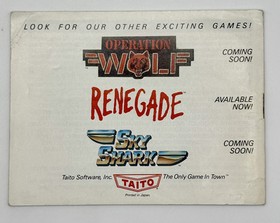 Bubble Bobble Original Manual (Nintendo | NES) (Authentic) - 1988