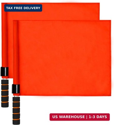 Volleyball Flags Line Judge, 2PCS Referee Flags Volleyball Lightweight Referee E