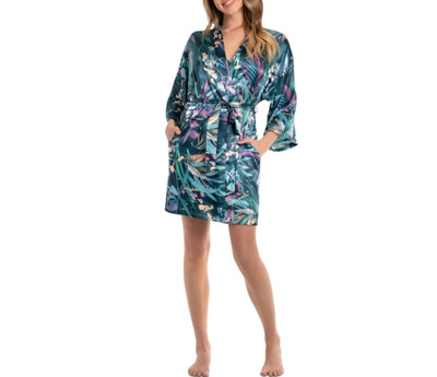 Linea Donatella Women's Multicolor Robe, Size S/M  21250