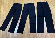 Lots of 3 Old Navy Black School Uniform for Boys Adjustable waistline Size 12 S